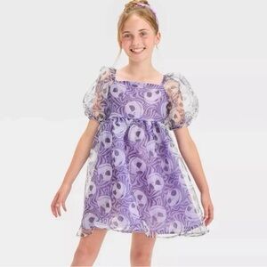 Jack Skellington The Nightmare Before Christmas Puff Sleeve Dress